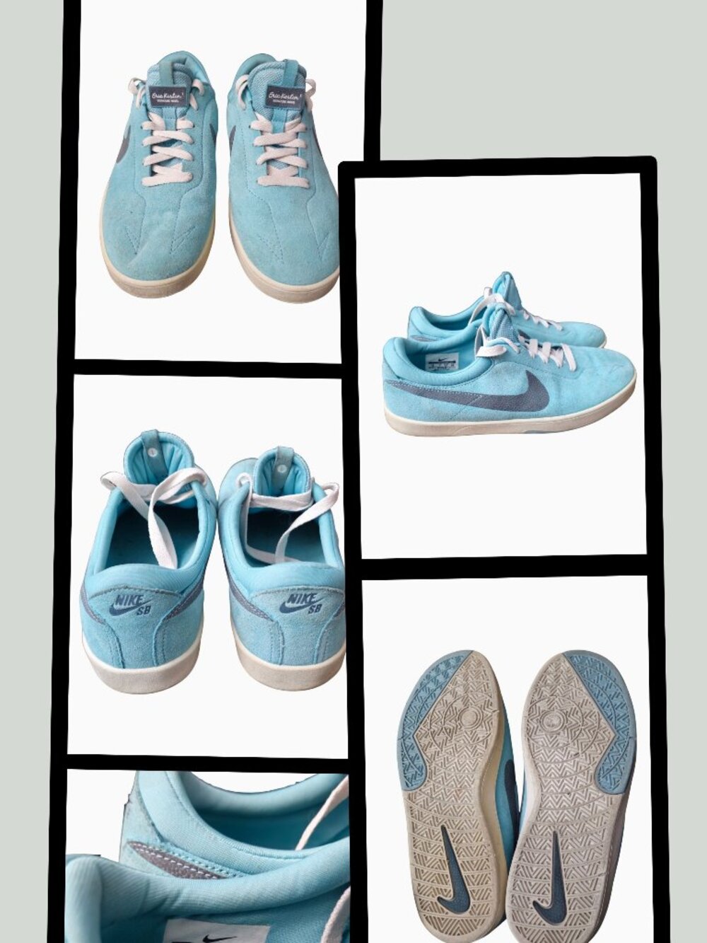 NIKE SB CHRON 2 CANVAS & SUEDE LIFESTYLE LOW-TOPS • WOMEN'S 9.5 / MEN'S 8